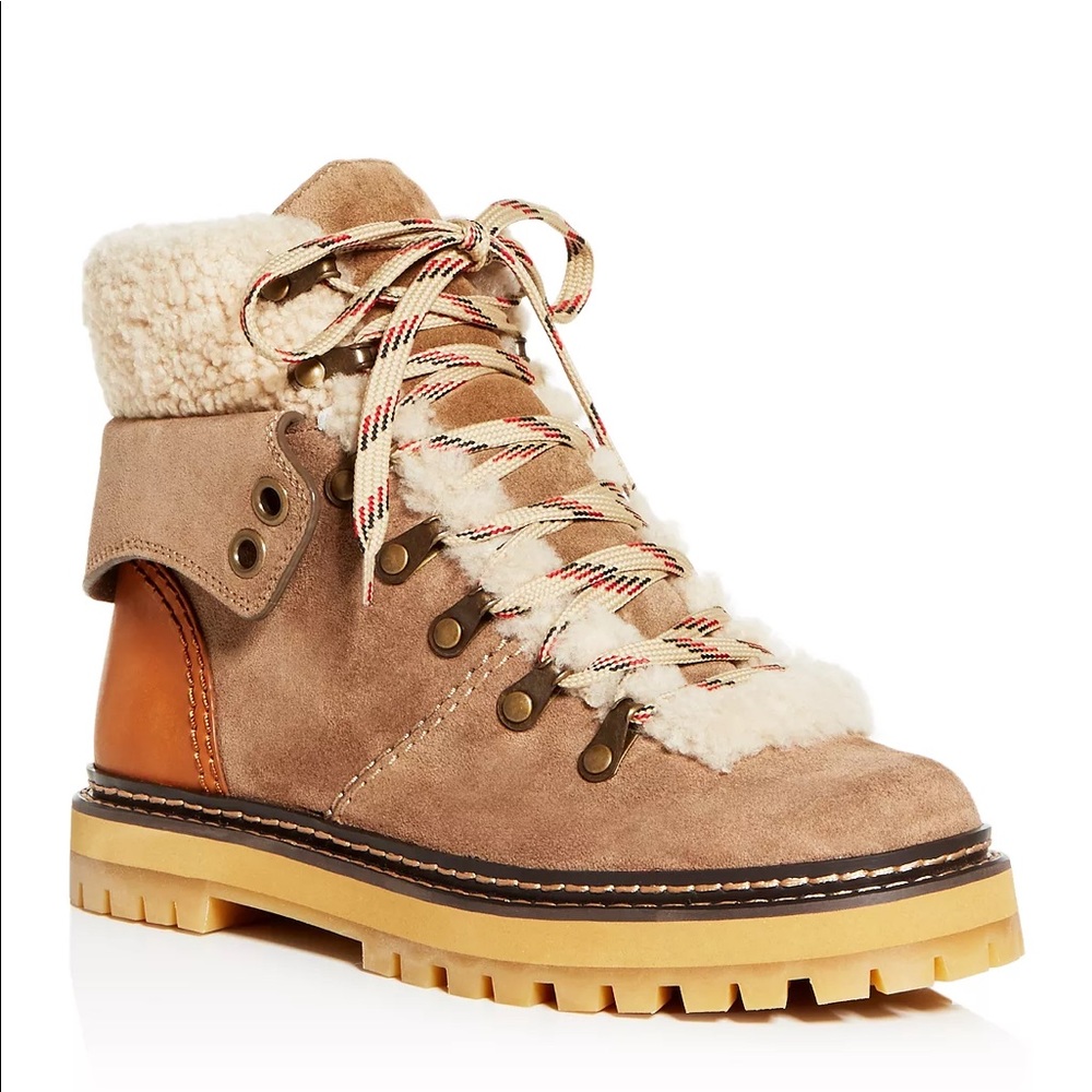 COPY - NWOT See By Chloe Sherpa Snow Boots